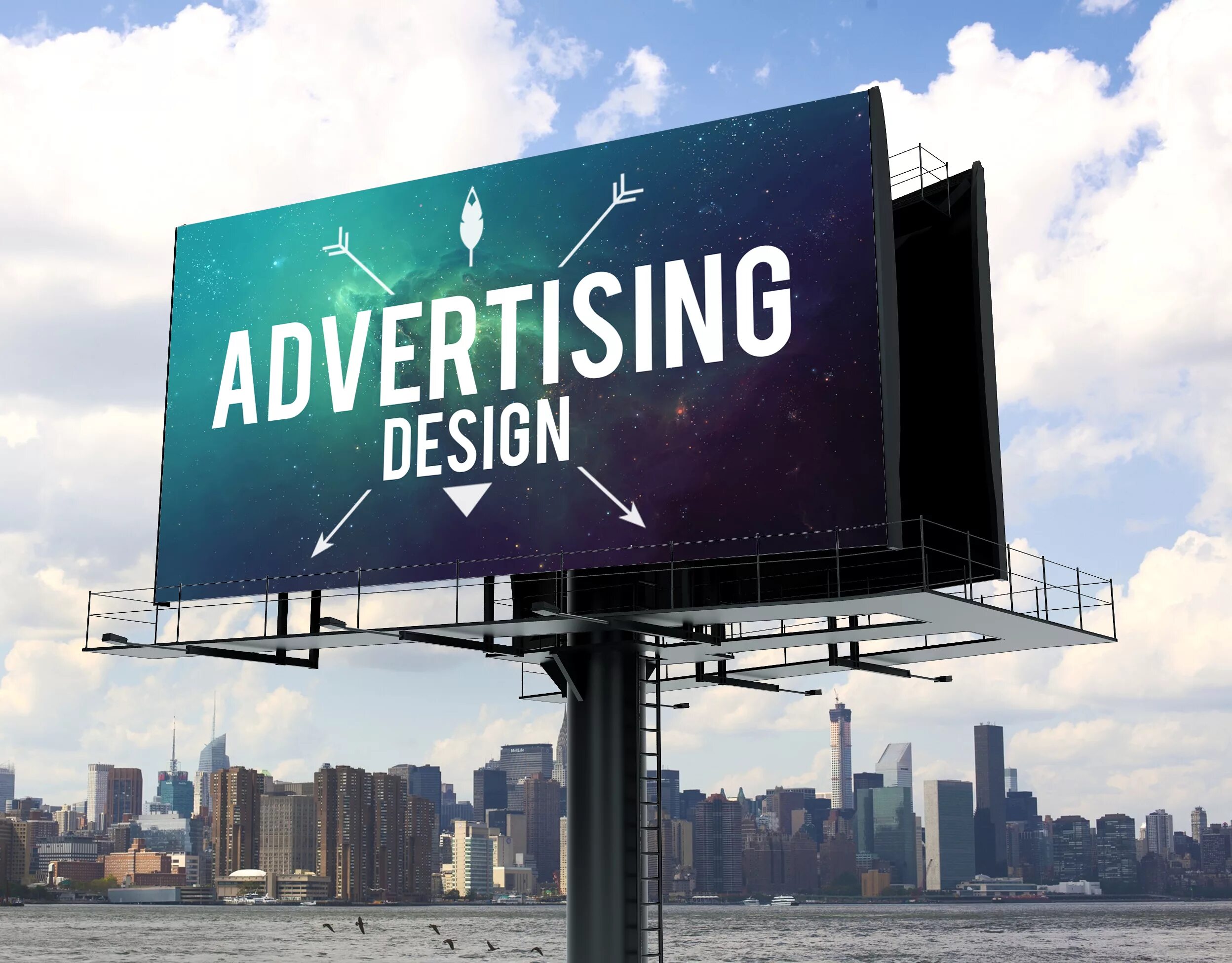 Билборд. Рекламный щит. Реклама на билбордах. Цифровой рекламный щит.