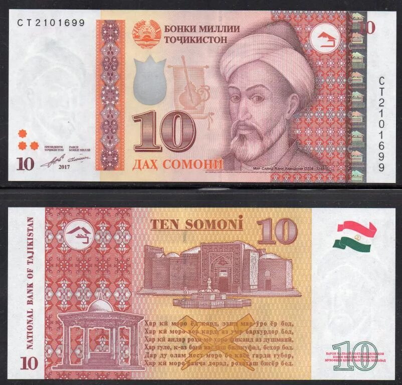 Таджикские деньги сколько