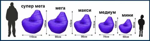 Кресла мешки какие размеры