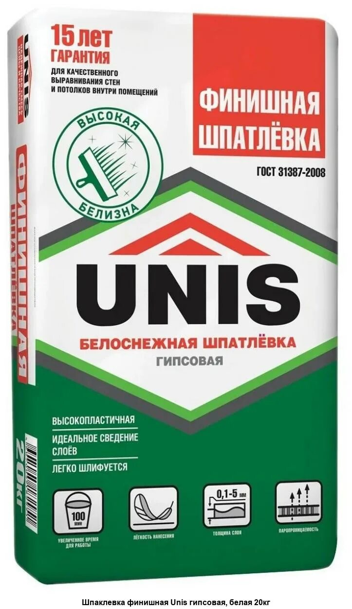 Юнис финиш. Юнис финишная шпаклевка. unis шпатлевка гипсовая финишная. шпаклевка финишная гипсовая unis 20 кг. юнис фасадная финишная шпаклевка.