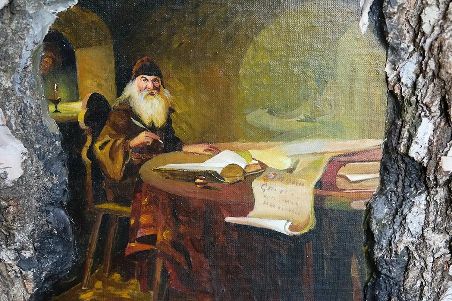 Летописец пишет. Летописец древней руси нестор. нестор летописец в келье. келья монаха нестора. картина печерский монастырь ,келья монаха нестора.