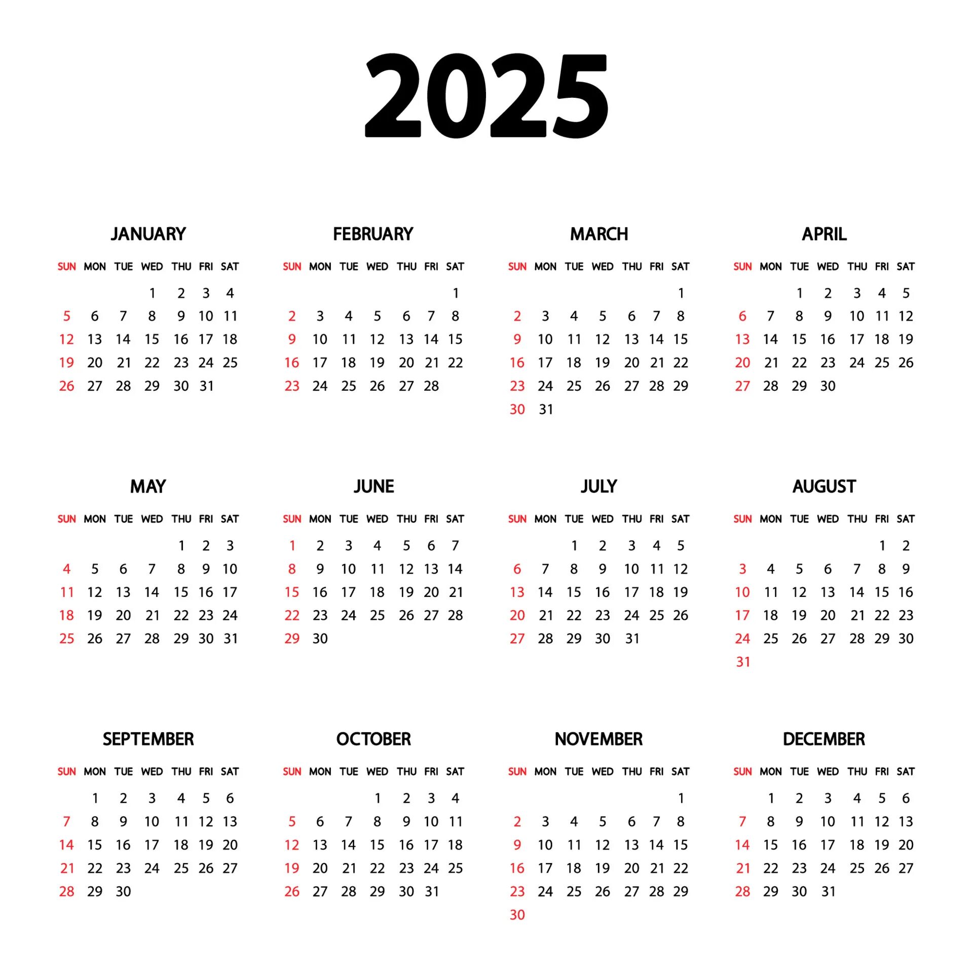 Сколько дней в 2025 году