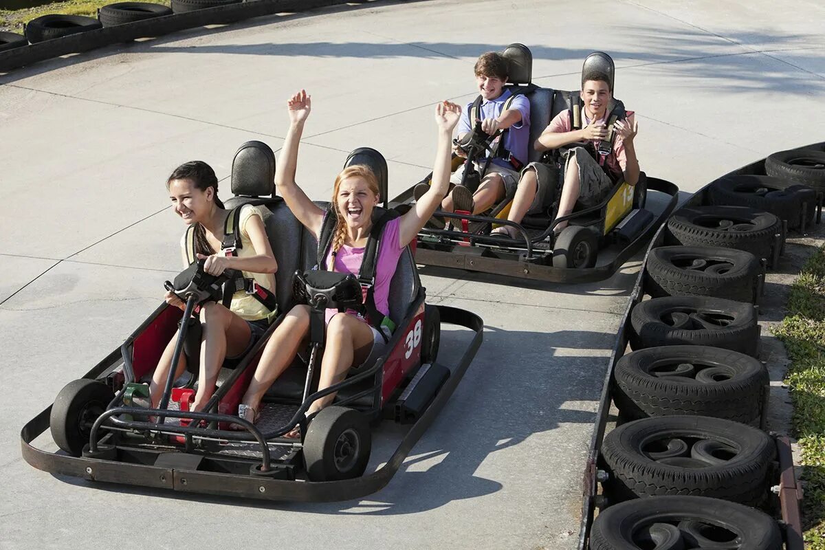 Go on the rides