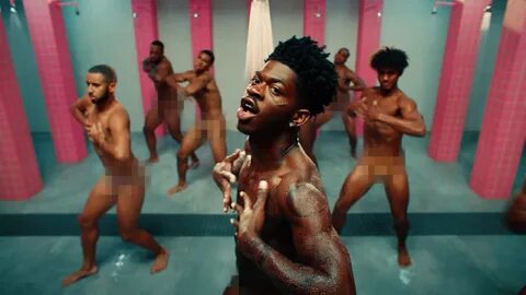 Lil Nas X stripping down in prison for "Industry Baby" video is m...