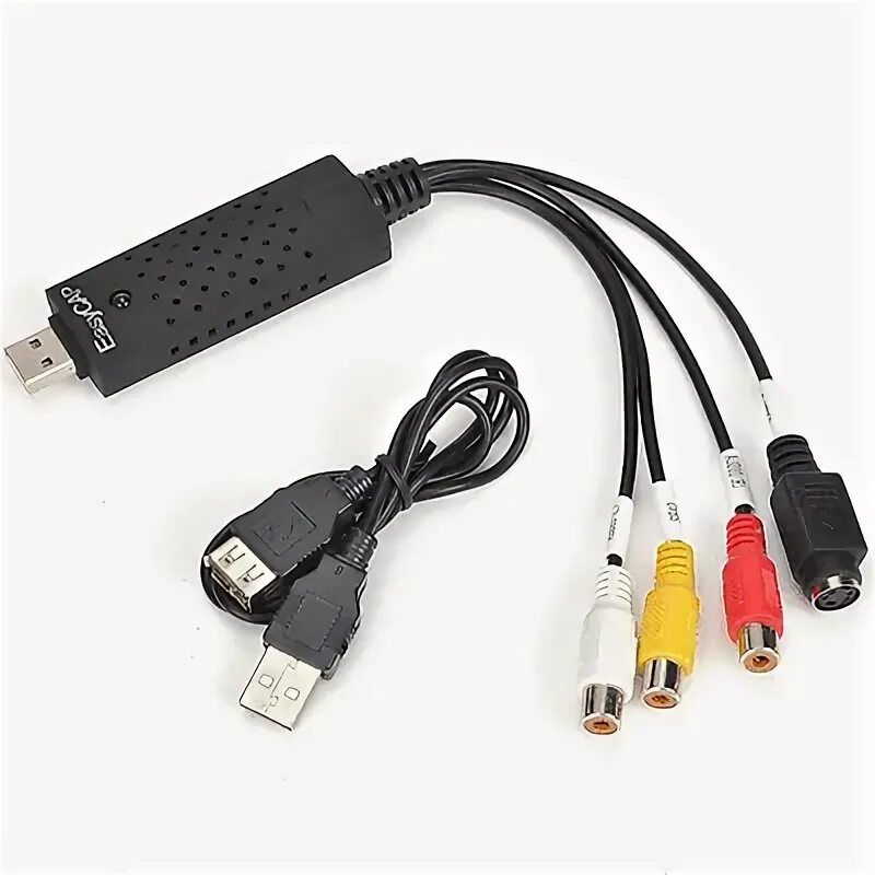 Как подключить карту видеозахвата к пк Usb 2.0 TV Box видеомагнитофон Dvd аудио видео камеры S-видео аудио видео карты