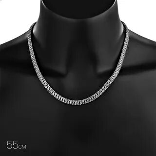 Цепочка 55 см на шее