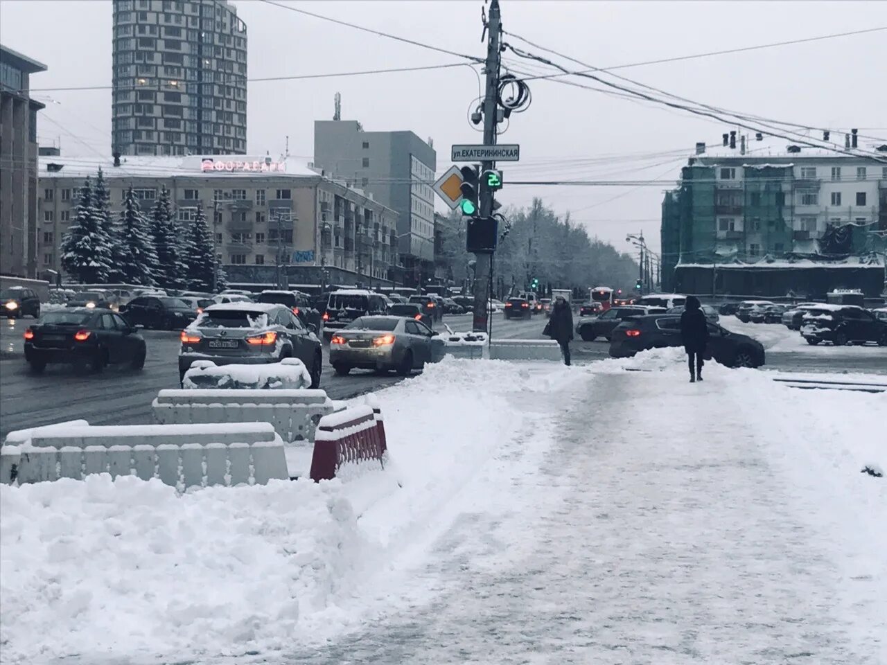 Снегопад в Перми. Пермь сейчас. Улицы Перми зимой. Пермь зимой.