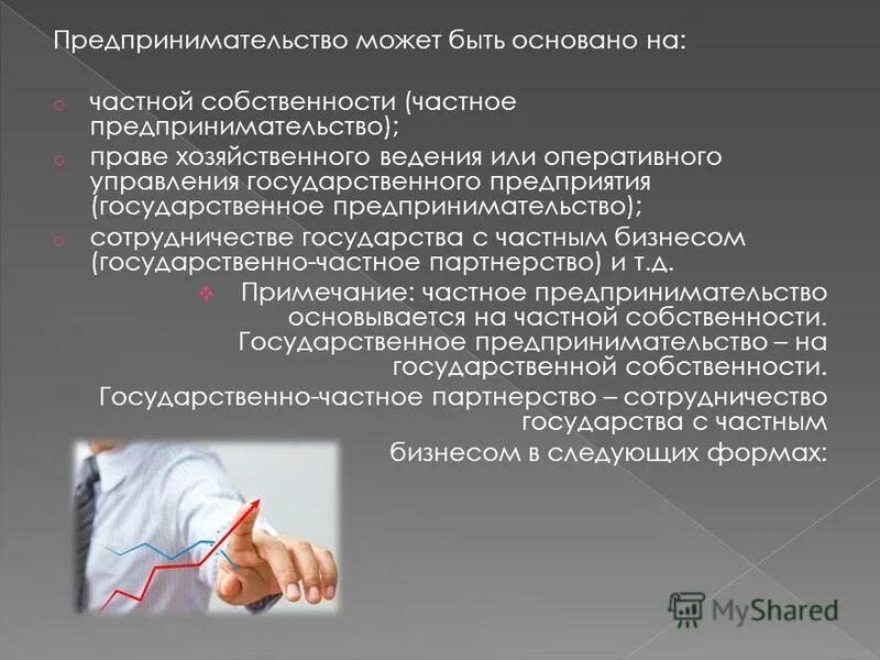 Предпринимательская деятельность частная собственность. Предпринимательская деятельность частная собственность