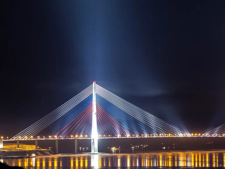 Квантовый мост фото Спокойной ночи, Красноярск! 2023 Наш город Красноярск ВКонтакте