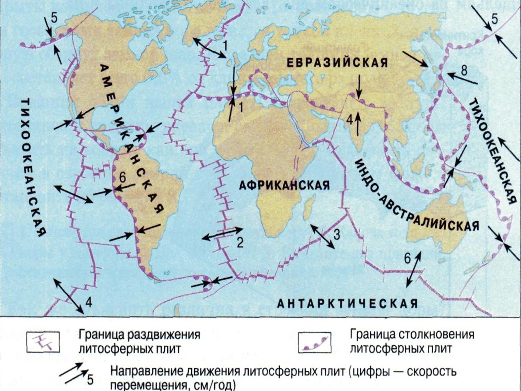 Самая крупная литосферная плита. Направление движения литосферных плит. Карта движения литосферных плит. Направление литосферных плит на карте. Направление движения литосферных плит в индийском океане.
