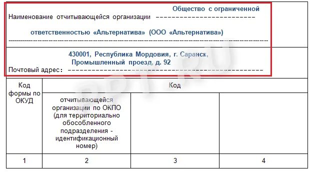 Образец заполнения 7 травматизм форма. Наименование отчитывающейся организации. Отчитывающейся организации по ОКПО что это. Наименование отчитывающейся организации пример. Код типа отчитывающейся организации ОКПО.