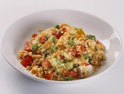 Приготовить булгур с курицей и овощами