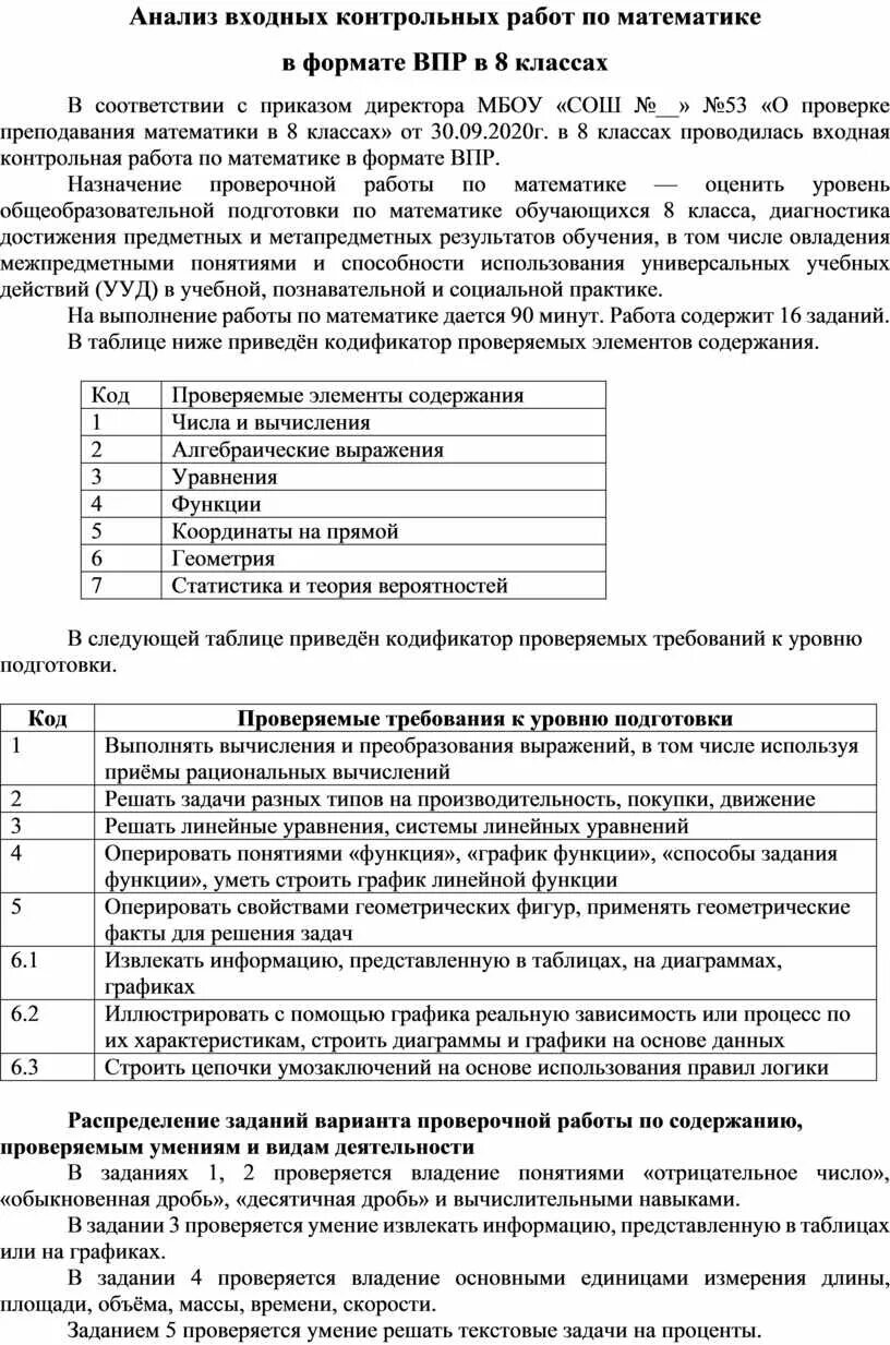 Шаблон анализа впр. Образец анализа ВПР. Таблица анализа ВПР. Анализ ВПР по школе. Анализ ВПР таблица для заполнения.