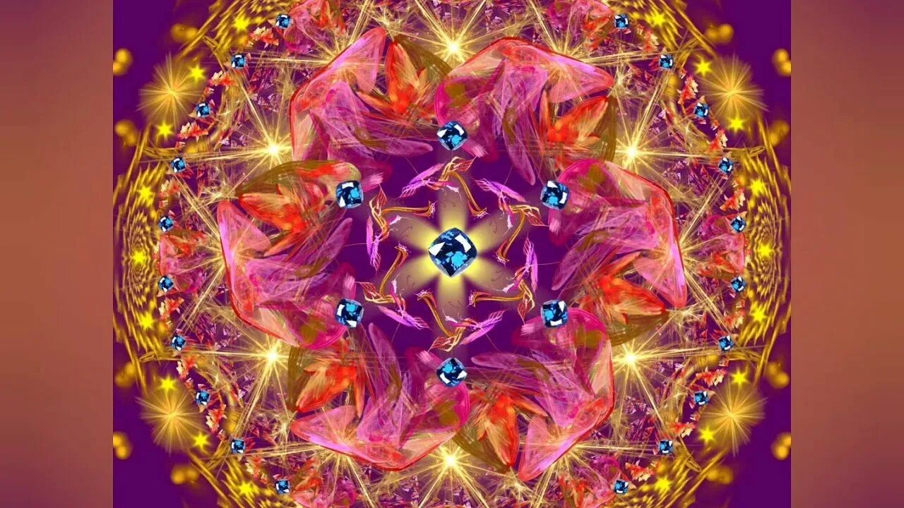 мандала фонтан изобилия.