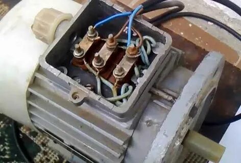 Трехфазный двигатель 380