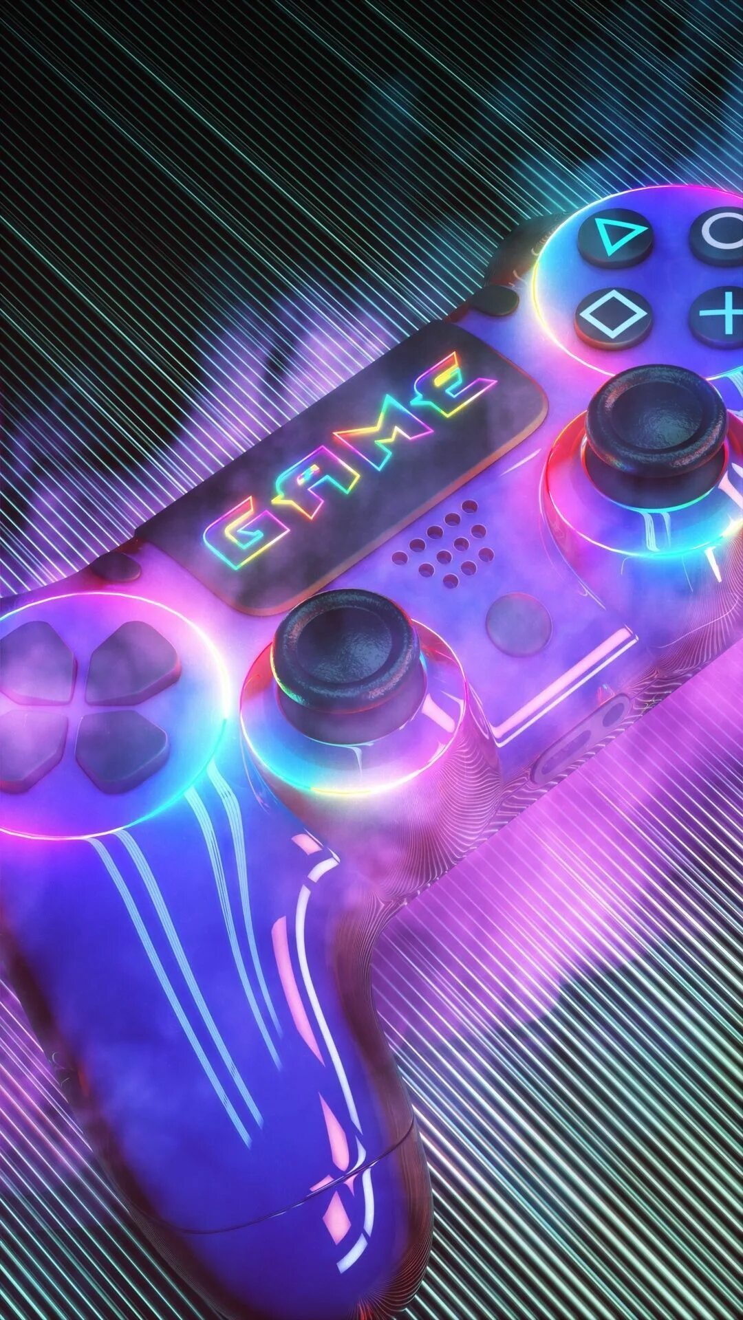 Телефоны в стиле игр. Playstation 4 neon. джойстик ps5 неон. игровая тематика. джойстик плейстейшен 4 неон.