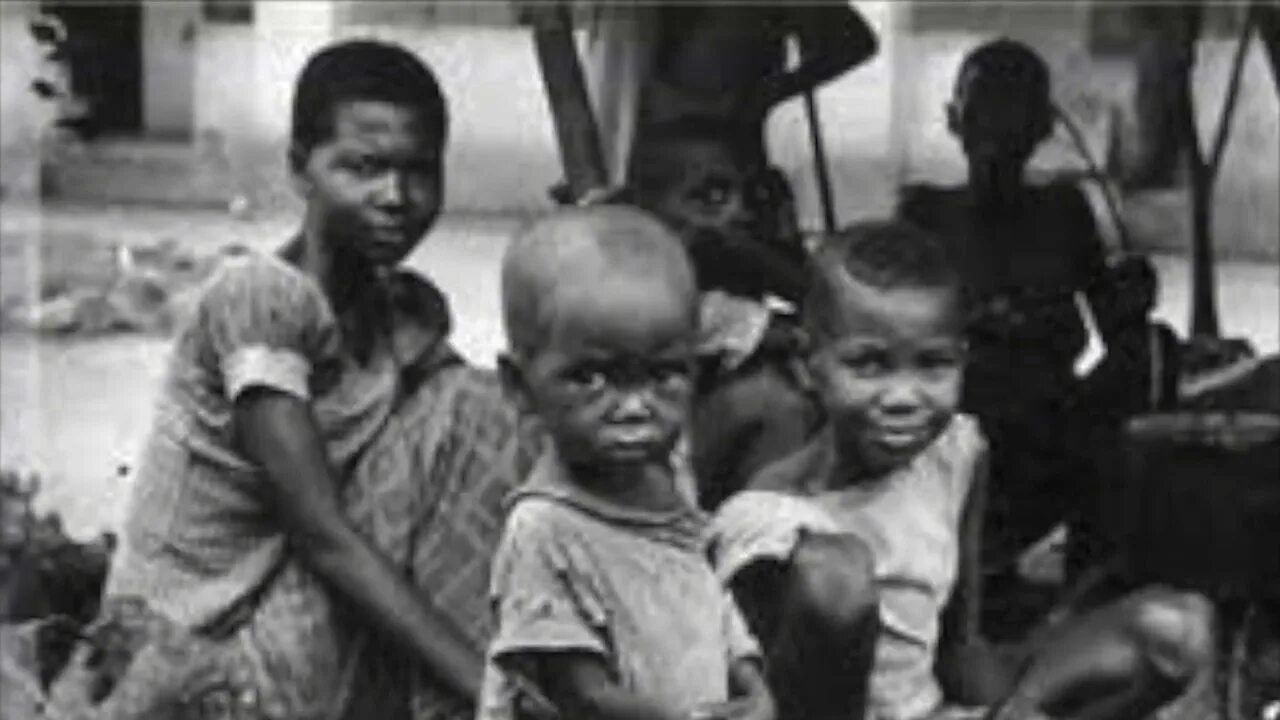 Starving people