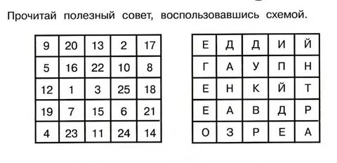 Задание на внимание 6 класс