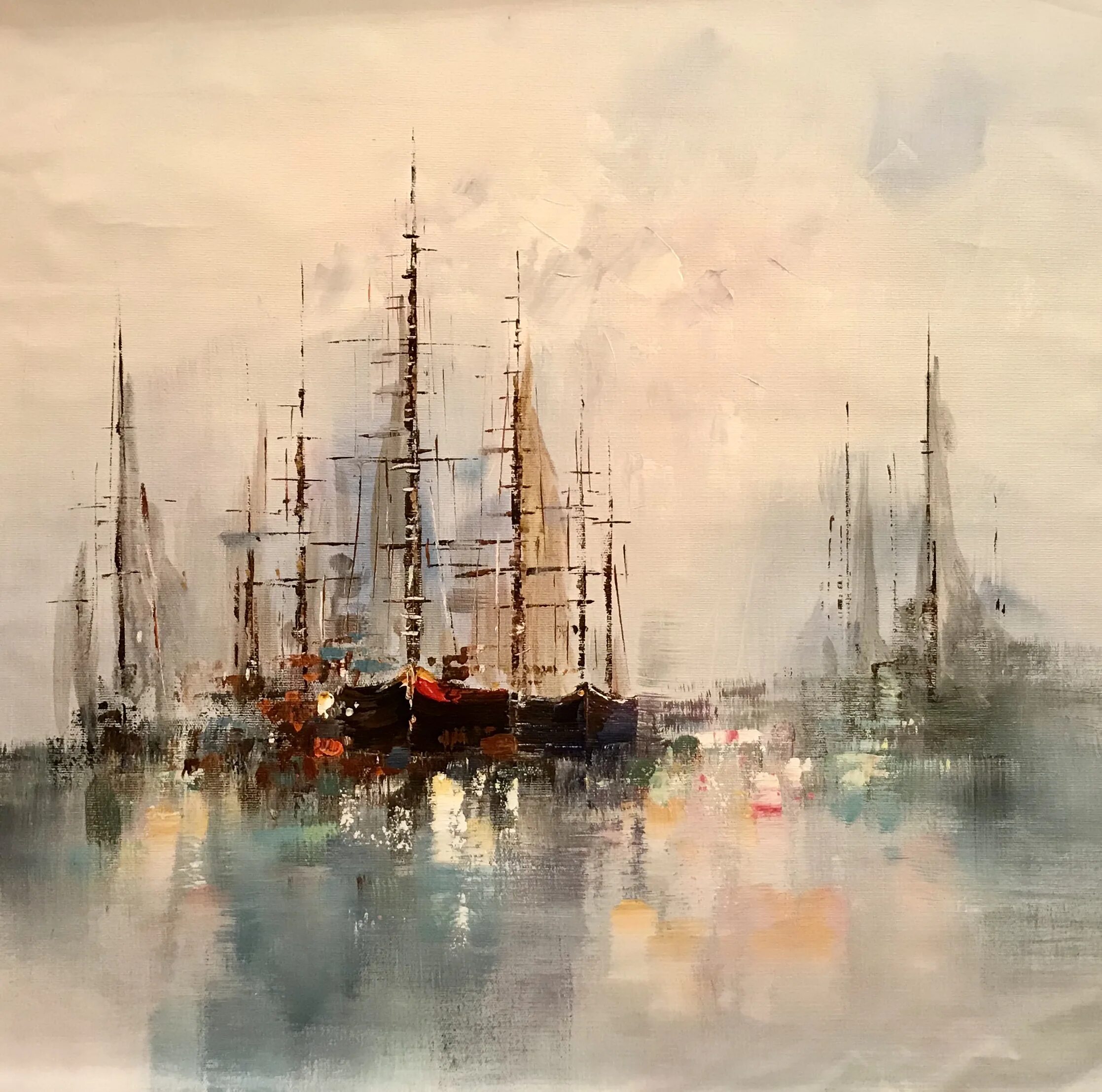 Картины корабля несложные. Кораблик живопись. Пейзаж корабль в море. Кораблик в море маслом. Пейзаж с корабликом маслом.