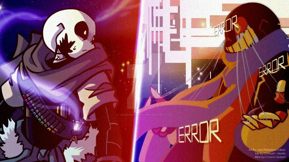 Underverse sans. Инк Санс и Эррор битва. ЭРОРР Санс против Инка. Инка андерверс. Андерверс Сансы.