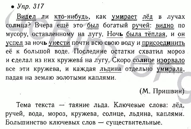 Русский язык 6 класс ладыженская упр 317