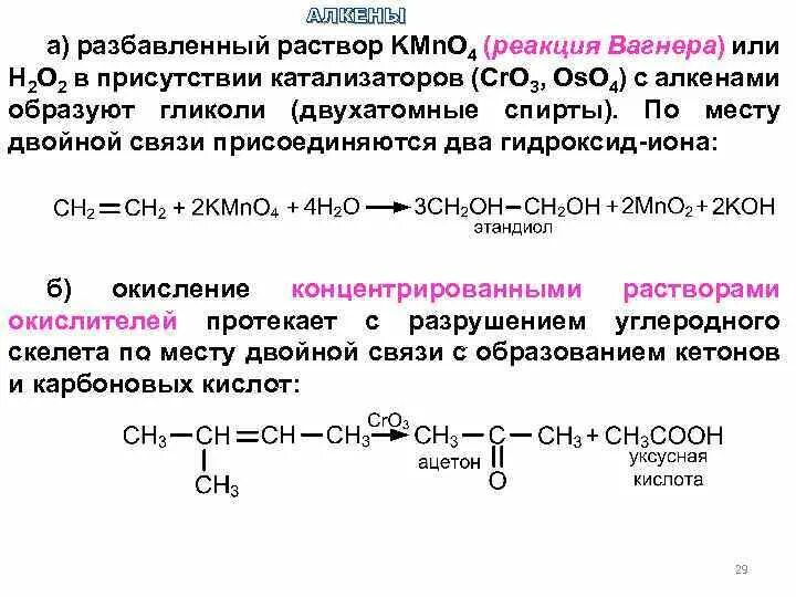 Алкен образуется в результате. Реакция Вагнера Алкены. Реакция Вагнера это реакция. Реакция Вагнера механизм.