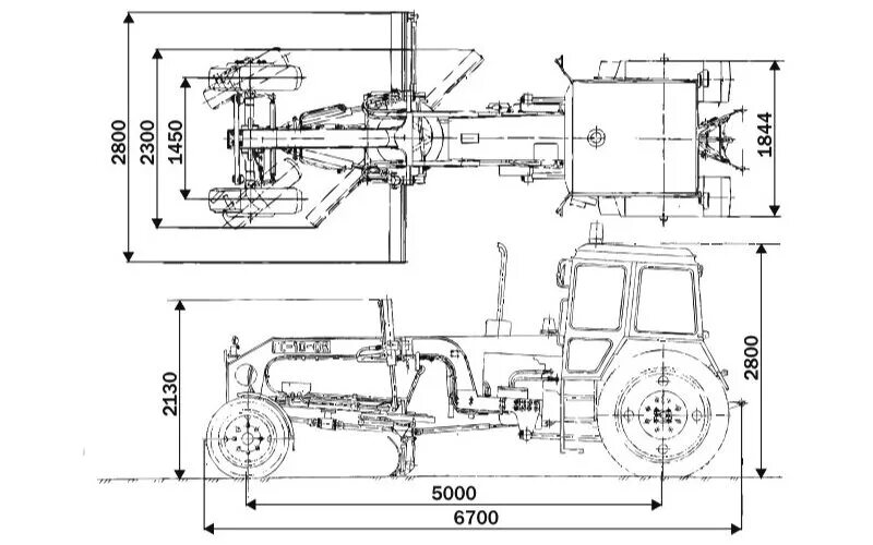 Габариты мтз 82.1. МТЗ 82 грейдер чертеж. Автогрейдер ГС10.08 на базе МТЗ 82. Ширина трактора МТЗ 82. Ширина трактора МТЗ 80.