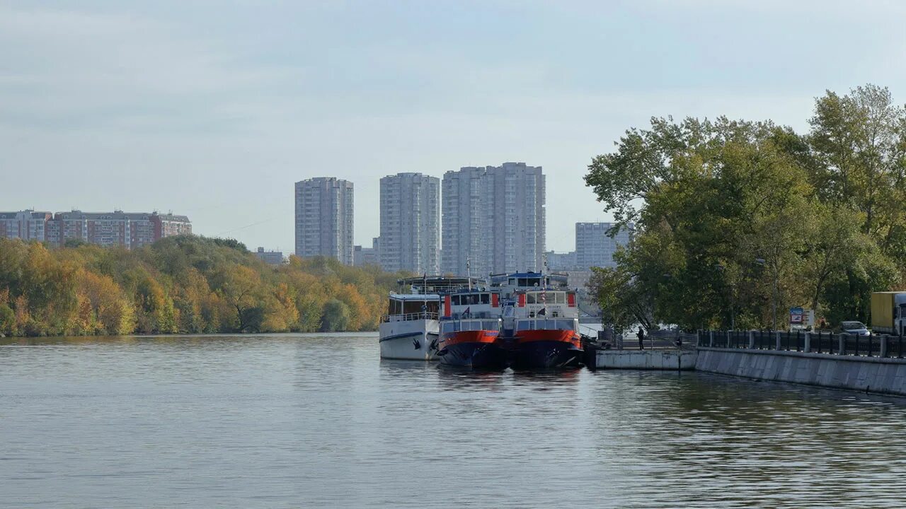 Причал нагатинский затон