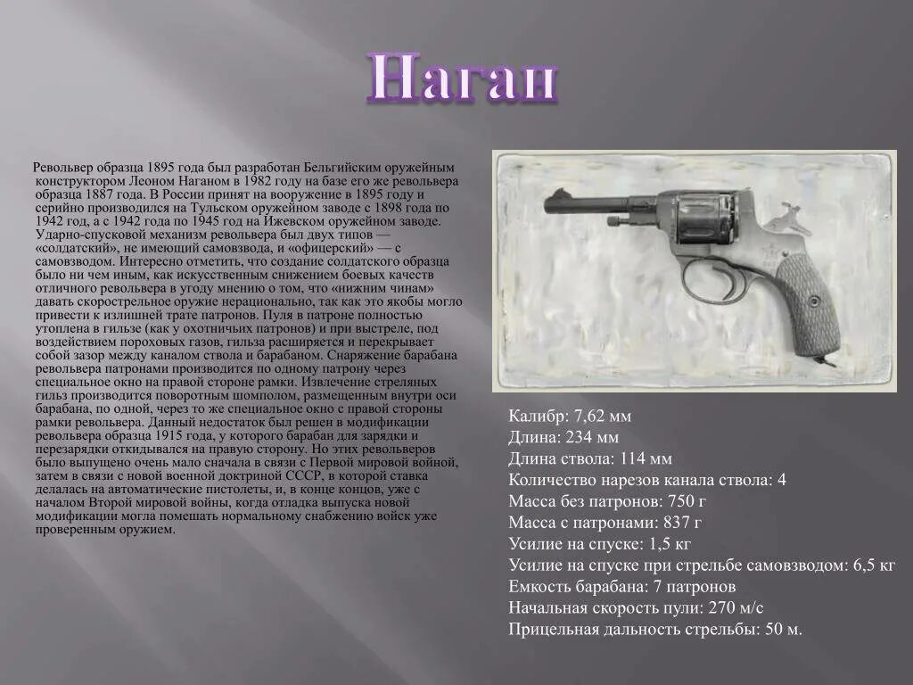 1895 году словами. Револьвер системы Нагана 1895 года. Наган ТТХ револьвер 1895. Револьвер системы Нагана образца 1895 года. Револьвер Наган 1895 Калибр.