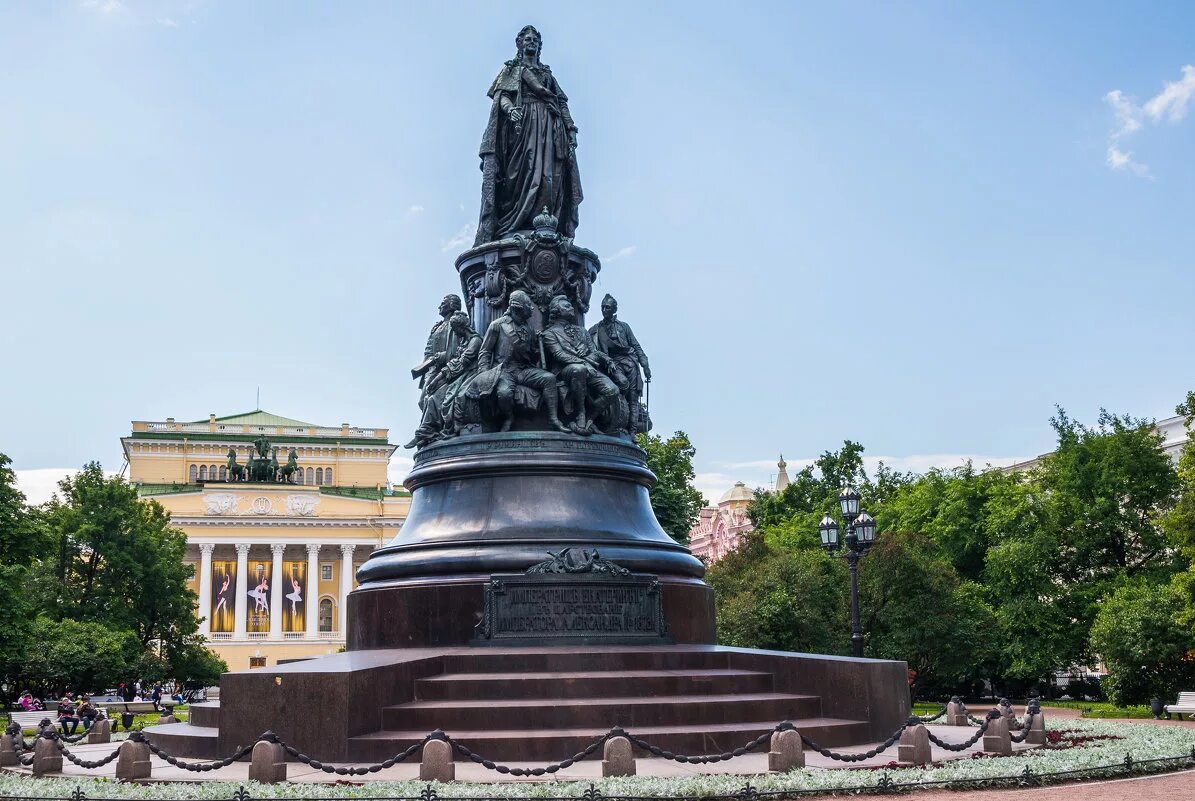 Памятник создан по заказу екатерины ii. Памятник екатерине 2 в санкт петербурге. памятник екатерине ii санкт-петербург микешин. памятник екатерине 2 в спб микешин. памятник екатерине ii микешин.