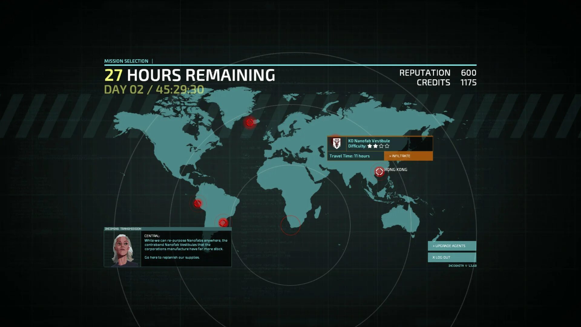 Hours remaining