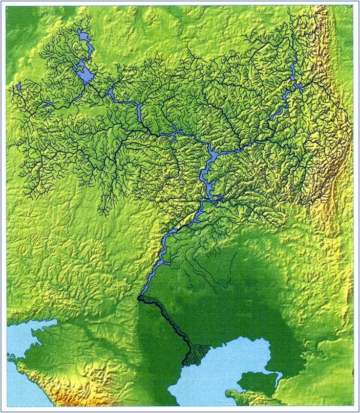 Волжский бассейн реки. Бассейн реки Волга на карте. Река Волга бассейн реки. Водосборный бассейн реки Волга. Речная система реки Волга.