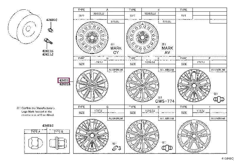 42611 12a60. 4. Размер диска тойота камри 40 2. 4. Параметры диска тойота камри 40.