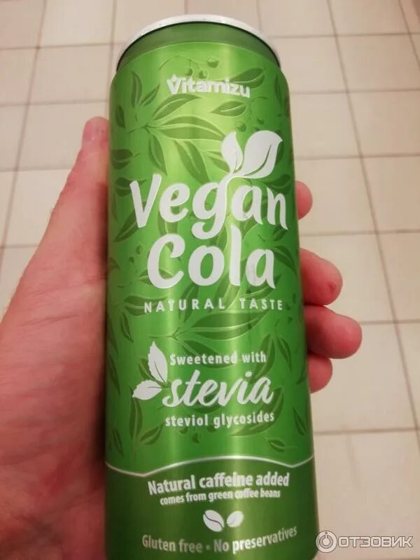 Веган кола. Ж/б. Веган кола. Vitamizu vegan cola 330 ml. Напитки со стевией.