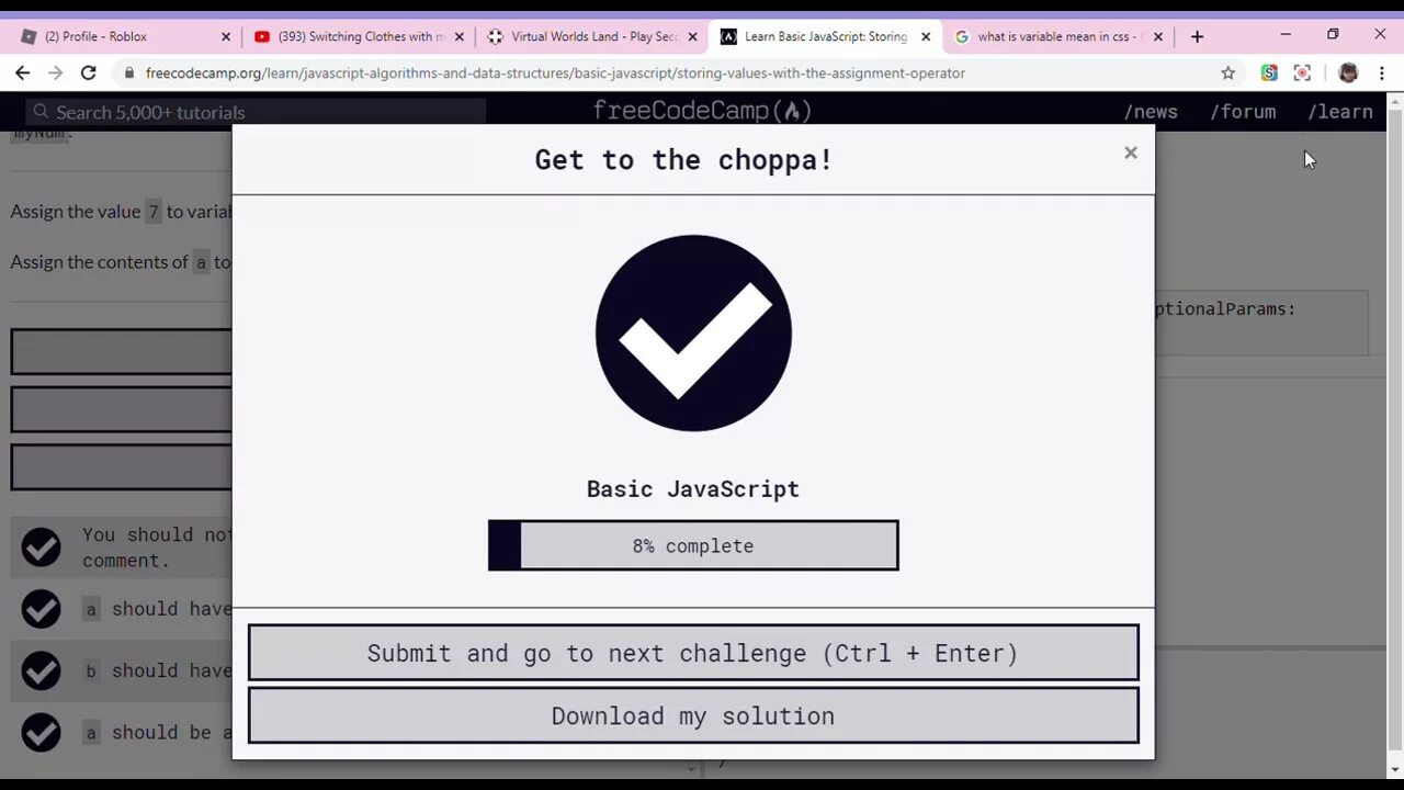 Basic javascript