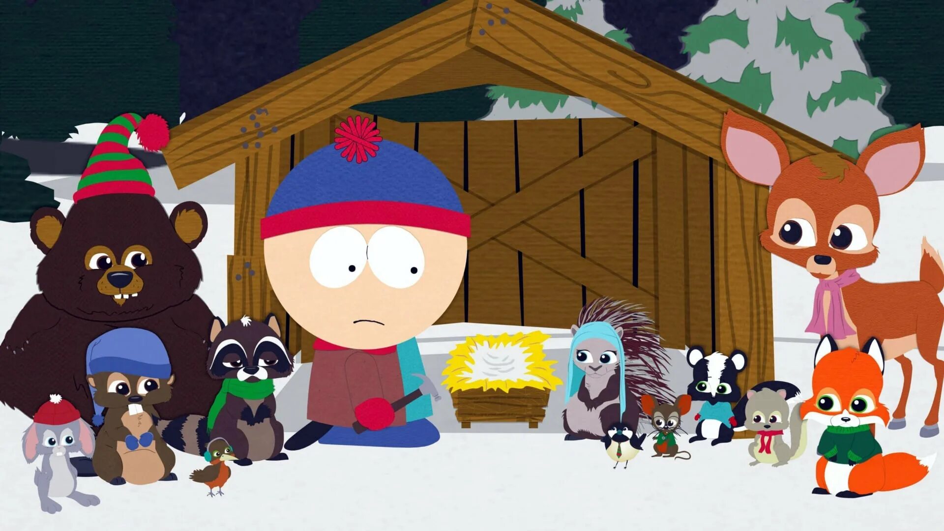 Кайл южный парк рождество. South park new. South park new. Южный парк лесные зверята. Картман саус парк пандемия.