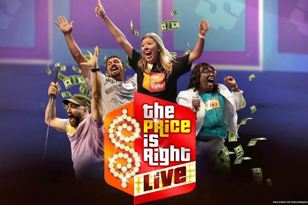 Pre live. Price is right show. The Price is right.