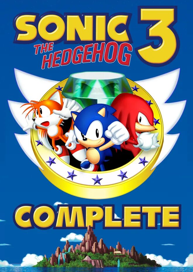 Sonic complete. Игра sonic the hedgehog 3. обложка sonic 3 mega drive. sonic 3 complete картридж. sonic 3 sega mega drive.