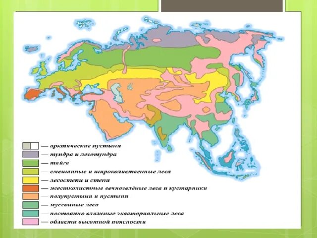 Карта природных зон Евразии. Карта лесов Евразии. Лесные зоны Евразии. Природные зоны Евразии фото.