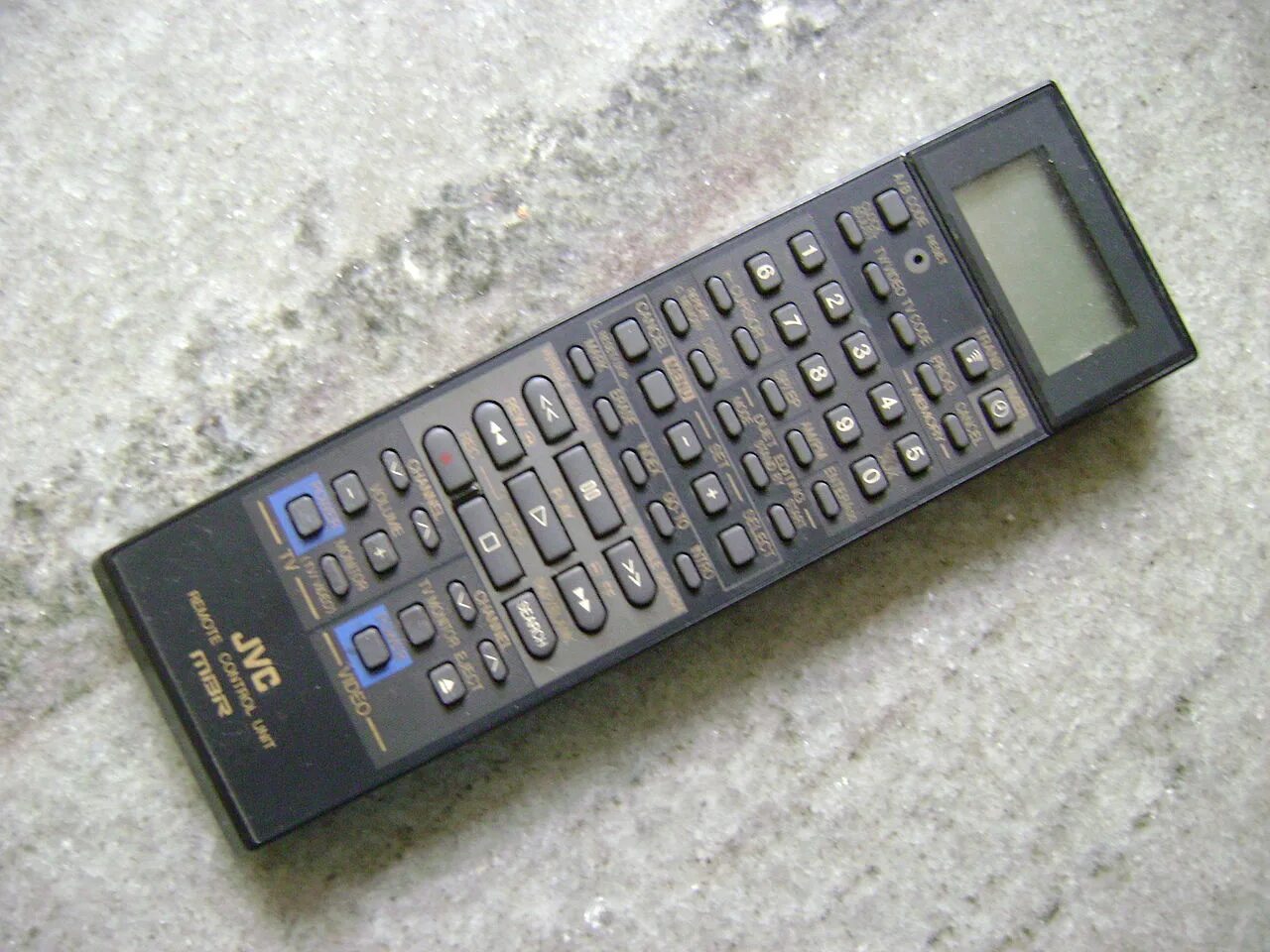 Remote control unit. Jvc remote control.