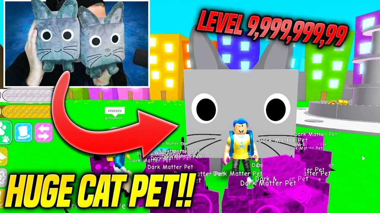 Huge pet x. Пет симулятор игрушки. Кат РОБЛОКС. РОБЛОКС питомцы. Хуг кет пет симулятор.