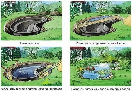 Найдите диаметр пруда