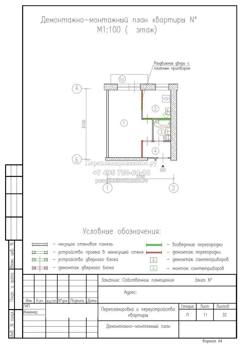 Закон перепланировки 1 апреля