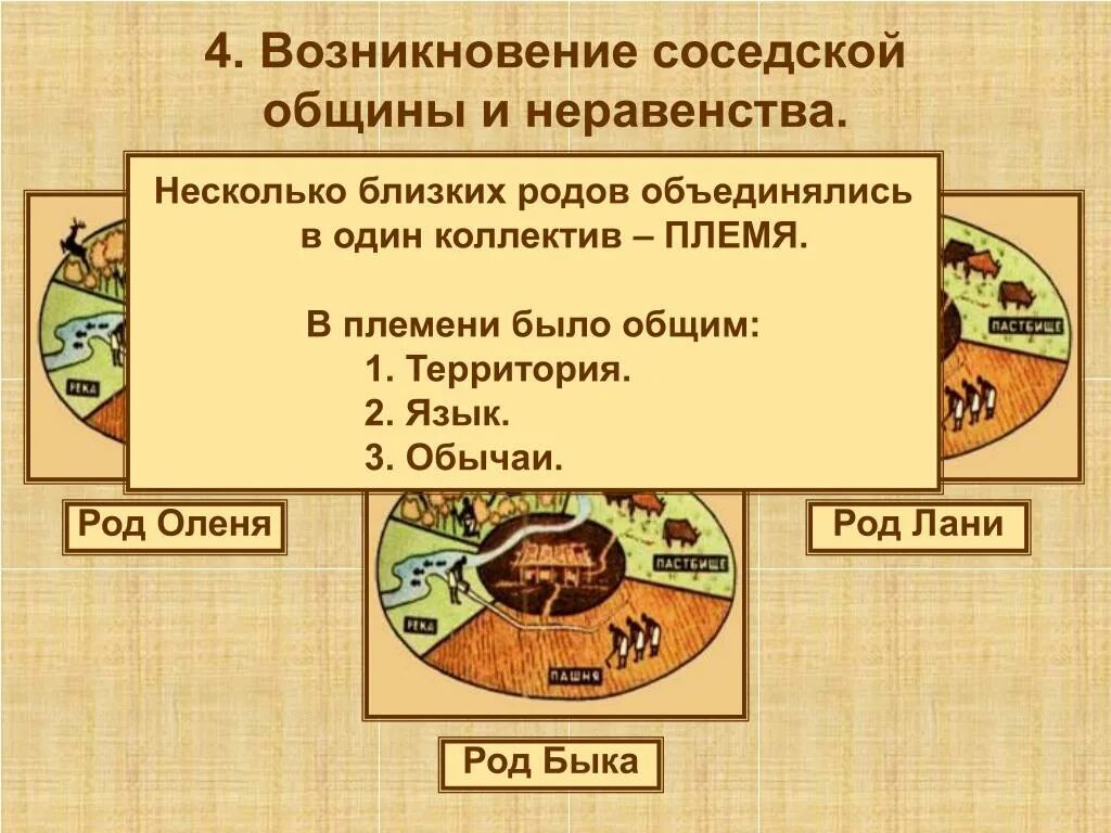 Появление соседской общины. Причины возникновения соседской общины. Соседская община племя. Причины формирования соседской общины.