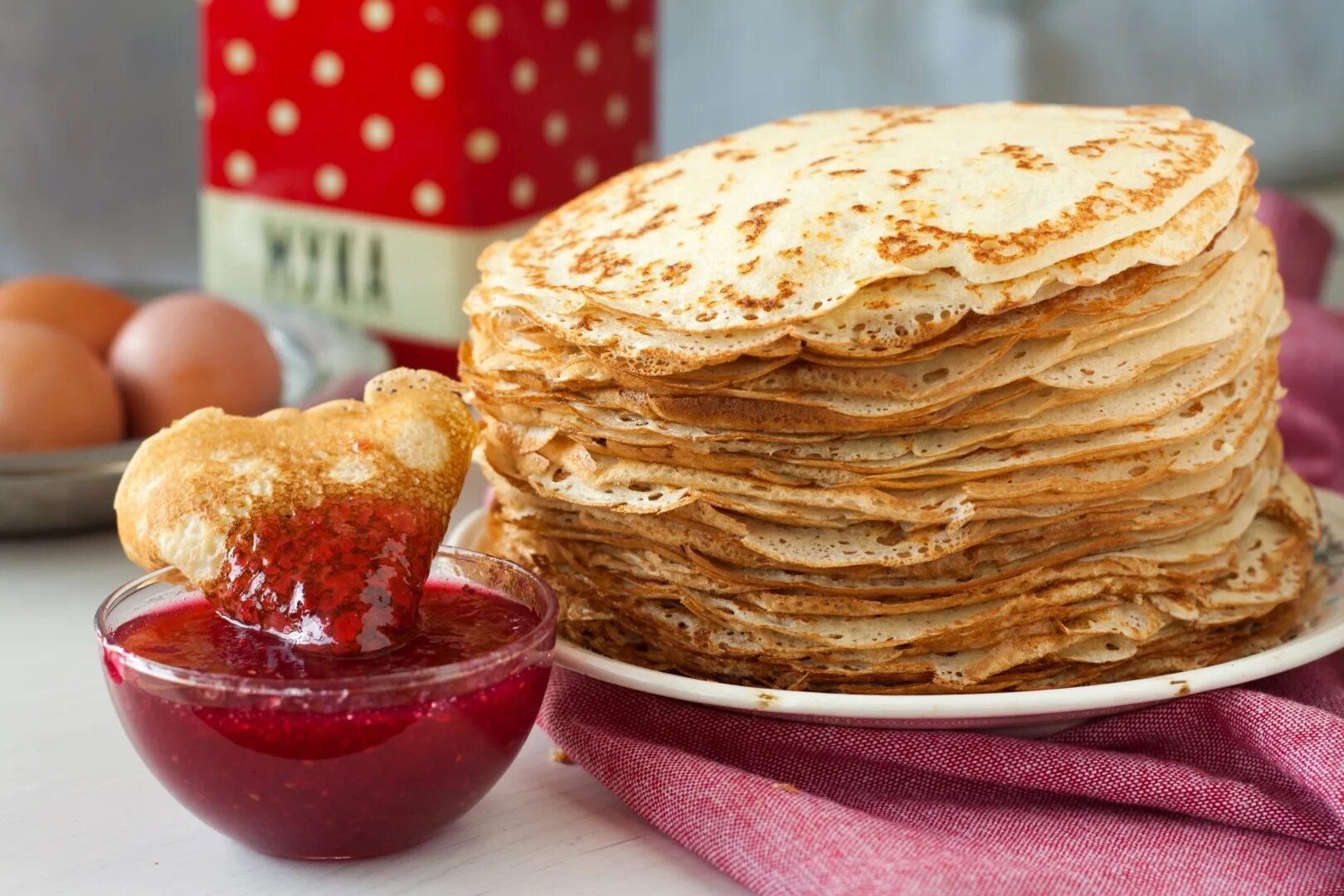 Кухня наизнанку блины на кефире