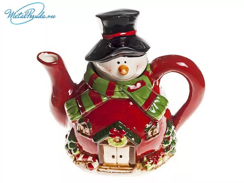 чайник заварочный animal fair 600мл. керамический чайник новый год. можно ли дарить чайник на новый год.