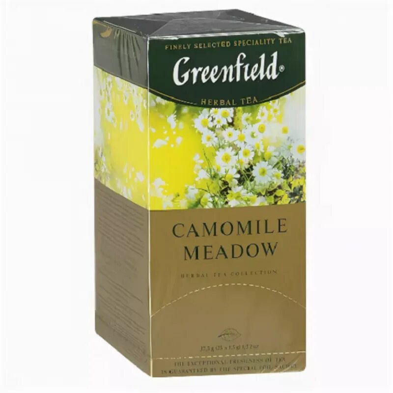 Чай гринфилд ромашка. Чай Гринфилд Камомайл Медоу 25 пак. Чай Greenfield Camomile Meadow. Herbal Tea Greenfield Camomile Meadow. Чай Greenfield Camomile Meadow 25 пак.