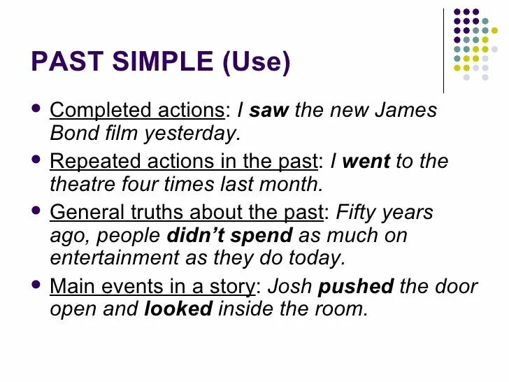 Past simple action. Past simple use. Past simple usage. When we use past simple Tense. Past simple Tense usage.