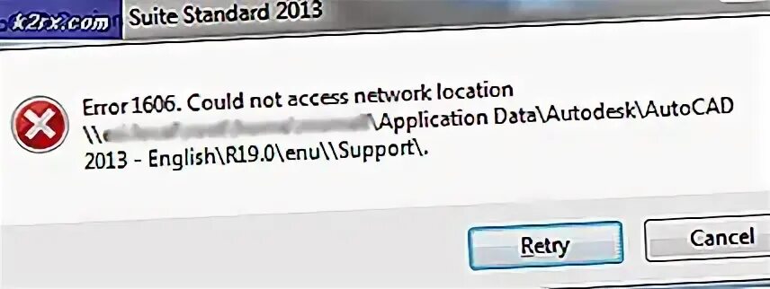 Could not access