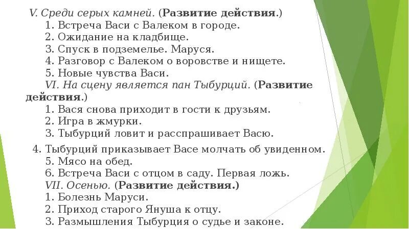 В дурном обществе 6 глава план